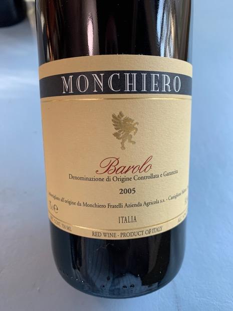 2005 Monchiero Barolo, Italy, Piedmont, Langhe, Barolo - CellarTracker