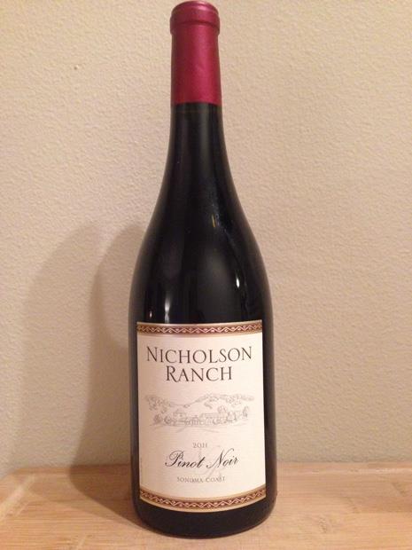 Nicholson Ranch Wine 2011 Nicholson Ranch Pinot Noir Estate Sonoma Coast, USA, California ...