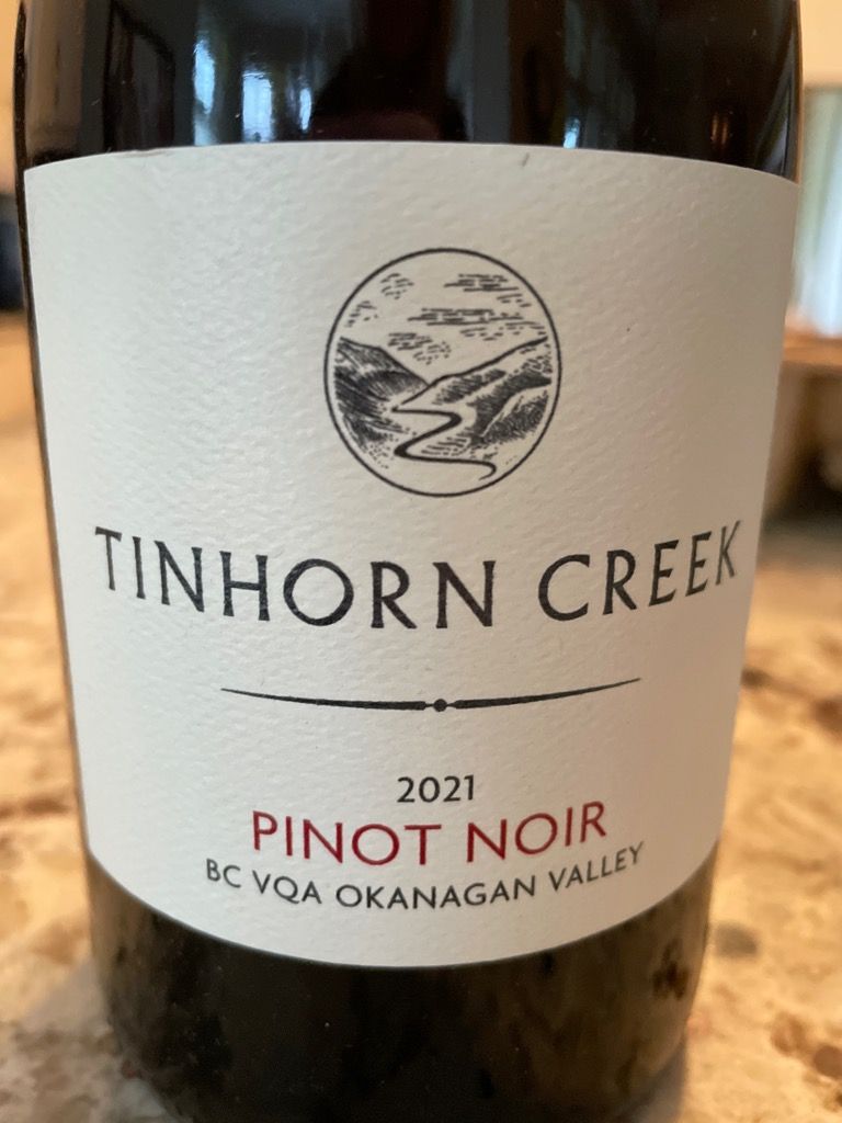 2021 Tinhorn Creek Pinot Noir, Canada, British Columbia, Okanagan