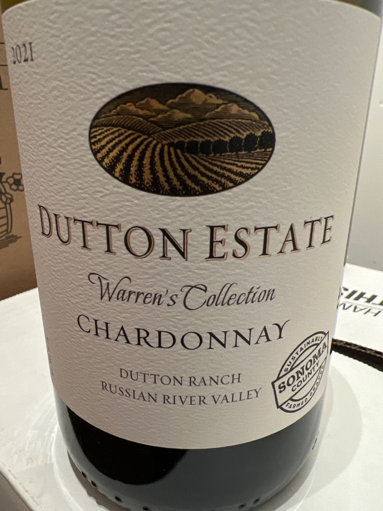 2022 Dutton Estate Chardonnay Warren's Collection Dutton Ranch, USA