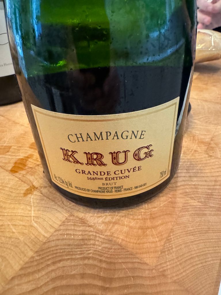KRUG GRANDE CUVEE 168th Edition【箱なし】 KRUG GRANDE CUVEE 168th