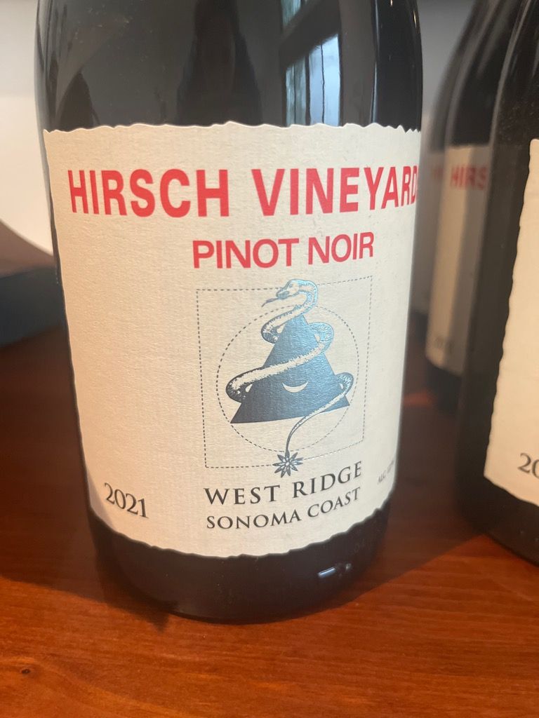 2021 Hirsch Vineyards Pinot Noir West Ridge - CellarTracker