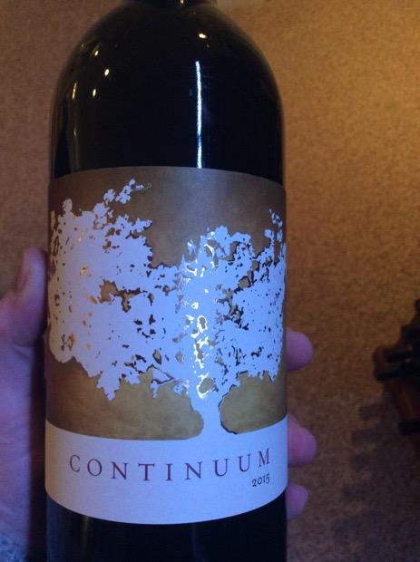 コンティニュアム 2015 ワイン 750ml 2015 Continuum Proprietary Red - CellarTracker