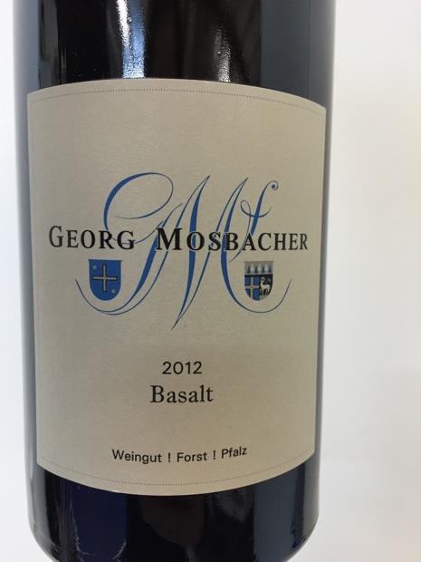 2012 Georg Mosbacher Riesling Basalt Trocken, Germany, Pfalz ...